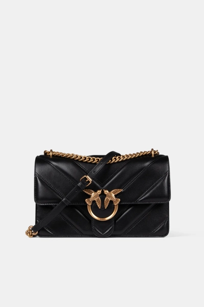 PINKO torebka na ramię Love One Classic Light Dc czarna