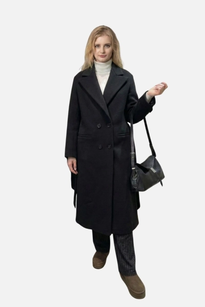 PINKO płaszcz damski Campana Coat czarny