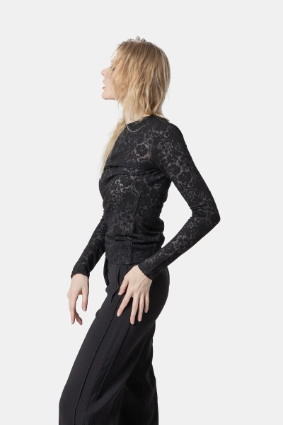 Pinko bluzka koronkowa Marinara czarna