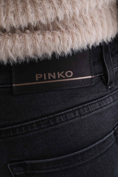 PINKO Jeansy czarne slim fit Sabrina 50 Skinny Pj768 