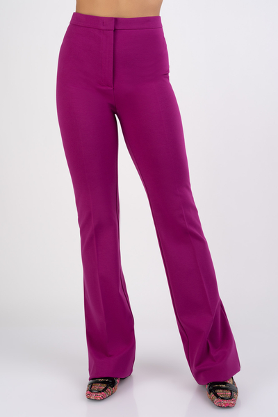 PINKO fioletowe spodnie z dzianiny Hulka 