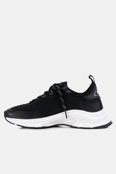 Karl Lagerfeld Sneakersy męskie LUX FINESSE Plexikonic Pull On czarne
