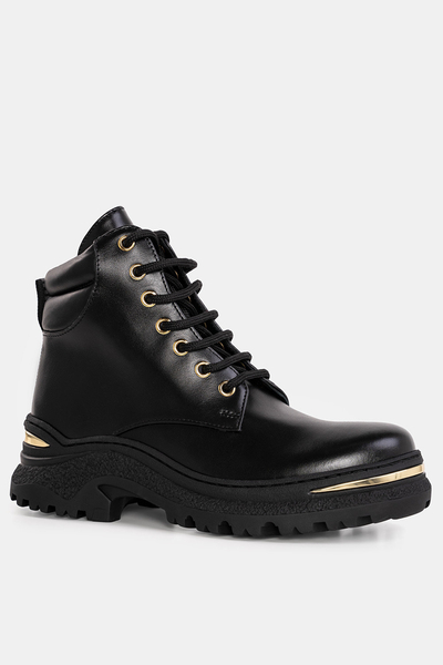 BALDININI Botki do kostki czarne