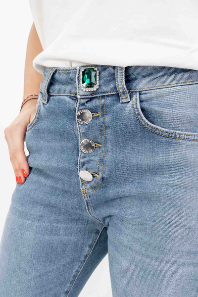 PINKO Jeansy skinny fit niebieskie GAIA 4
