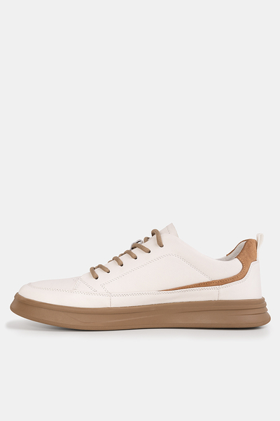 John Doubare sneakersy Białobeżowe  