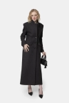PINKO płaszcz wełniany Jacinta Cappotto czarny