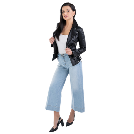 PINKO JEANSY flare fit niebieskie PEGGY 10