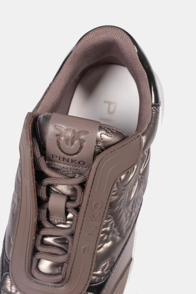 PINKO damskie sneakersy Ariel 19 brązowe