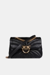 PINKO duża torebka Love Puff Classic Cl Butterfly czarna
