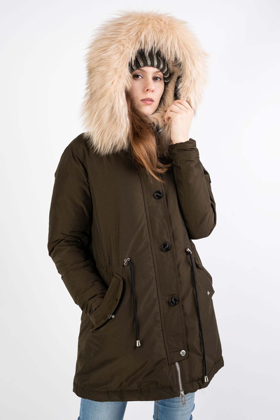 ROCKANDBLUE kurtka parka z kapturem z futra Kit