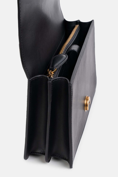 PINKO czarna torebka Love One Classic Cl Vitello Se czarna 