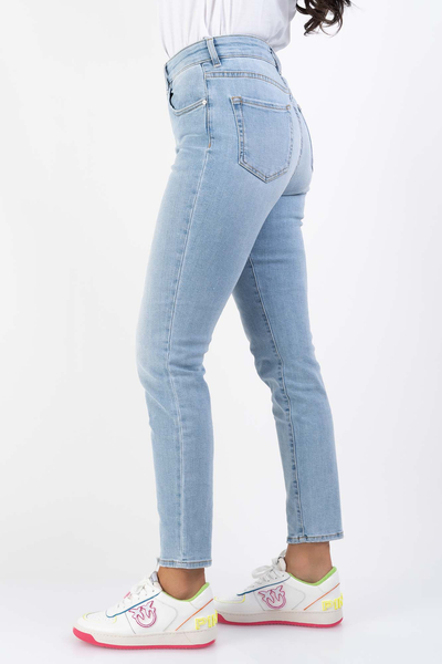 PINKO Jeansy niebieskie skinny fit Susan No Belt Skinny 