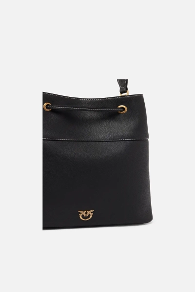 PINKO torba worek Secchiello Classic Bag czarna