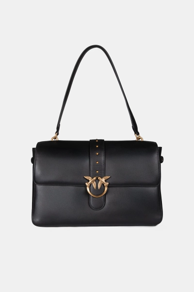 PINKO torebka na ramię Love One Extra Slouchy czarna