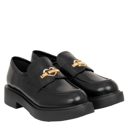 Love Moschino loafersy damskie skórzane Scarpad.City40 JA10404G0LJD0000