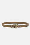 Pasek PINKO oliwkowy Love Berry Hips Simply Belt H2