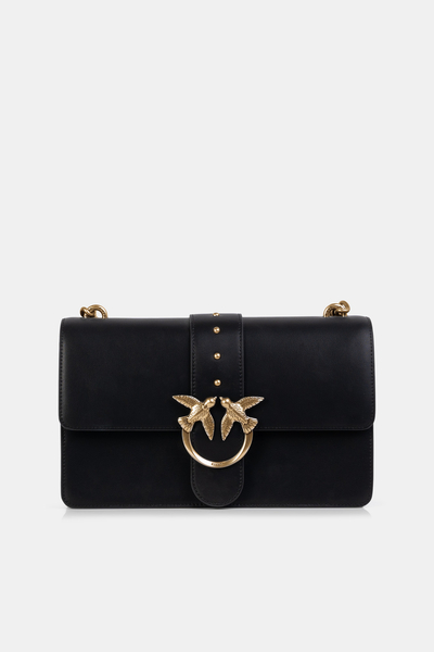 PINKO czarna torebka Love One Classic Cl Vitello Se czarna 