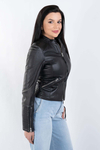 Tigha Kurtka damska skórzana Nastia czarna