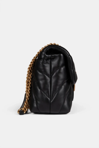 PINKO duża torebka Love Puff Classic Cl Butterfly czarna