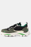 EMPORIO ARMANII Sneakersy Derby Ripstop zielone