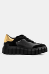 BALDININI Sneakersy skórzane D2D520CRVKNONO czarne