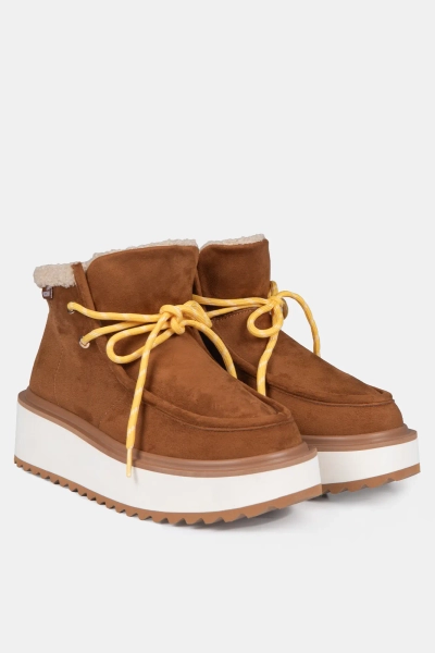 LOVE MOSCHINO śniegowce damskie JA21116L0NJAW210 brązowe