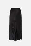 PINKO spódnica midi satynowa Digna czarna