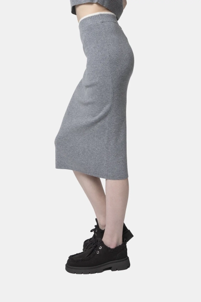 PINKO spódnica wełniana Nuova Guinea szara