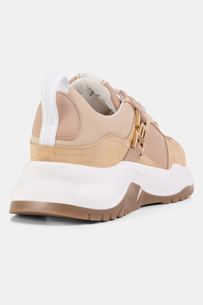 BALDININI Sneakersy zamszowe D3A218CVNBTDTD beżowe