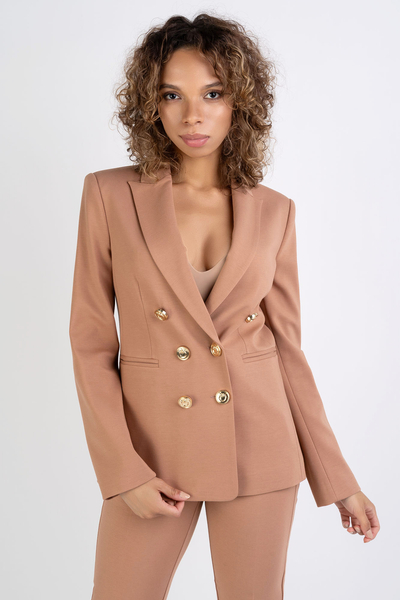 PINKO brązowa marynarka dwurzędowa ALEXIA