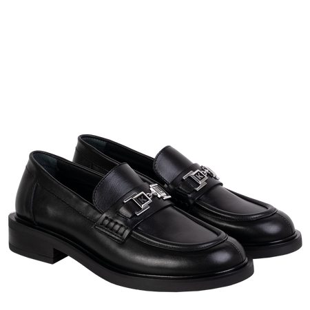 Karl Lagerfeld czarne loafersy Payton K-Link 