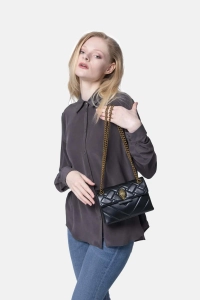 PINKO koszula jedwabna Crackers szary