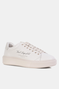Karl Lagerfeld Sneakersy z napisami MAXI KUP Hotel Karl Lo Lace białe
