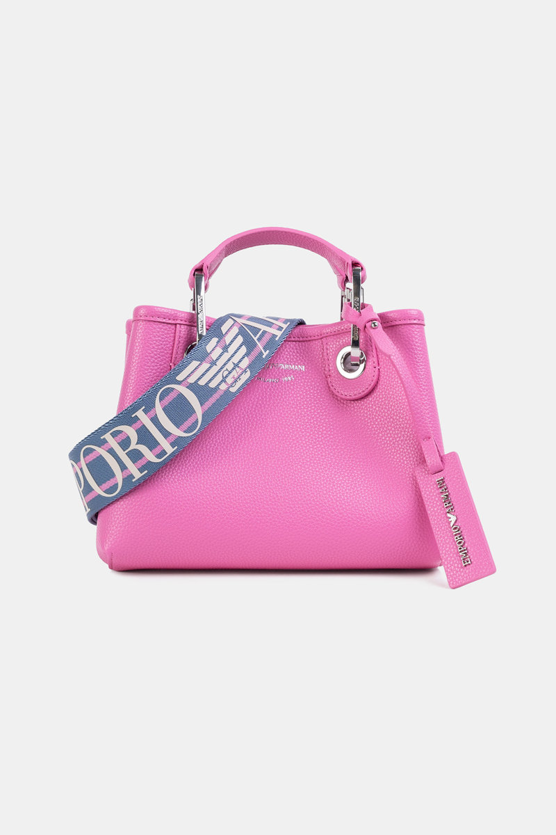 Mini shopperka różowa WOMEN'S SHOPPING BAG Emporio Armani
