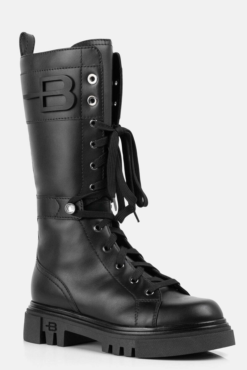 BALDININI buty combat D3B092MOOW0000 czarne