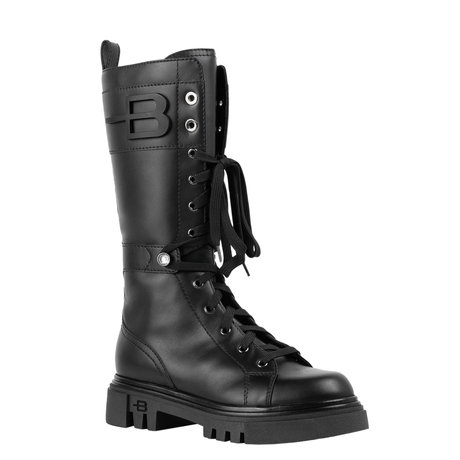 BALDININI buty combat D3B092MOOW0000 czarne