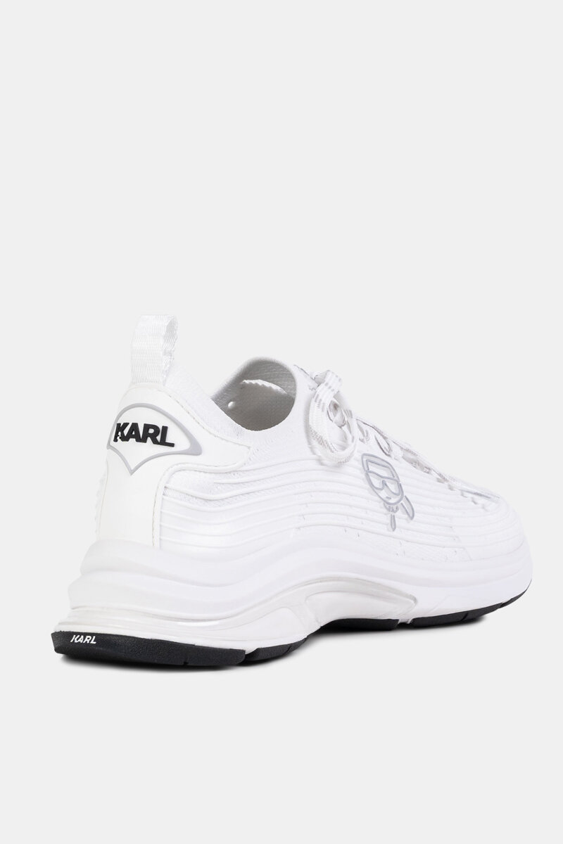 Karl Lagerfeld Sneakersy LUX FINESSE Plexikonic Pull On białe 