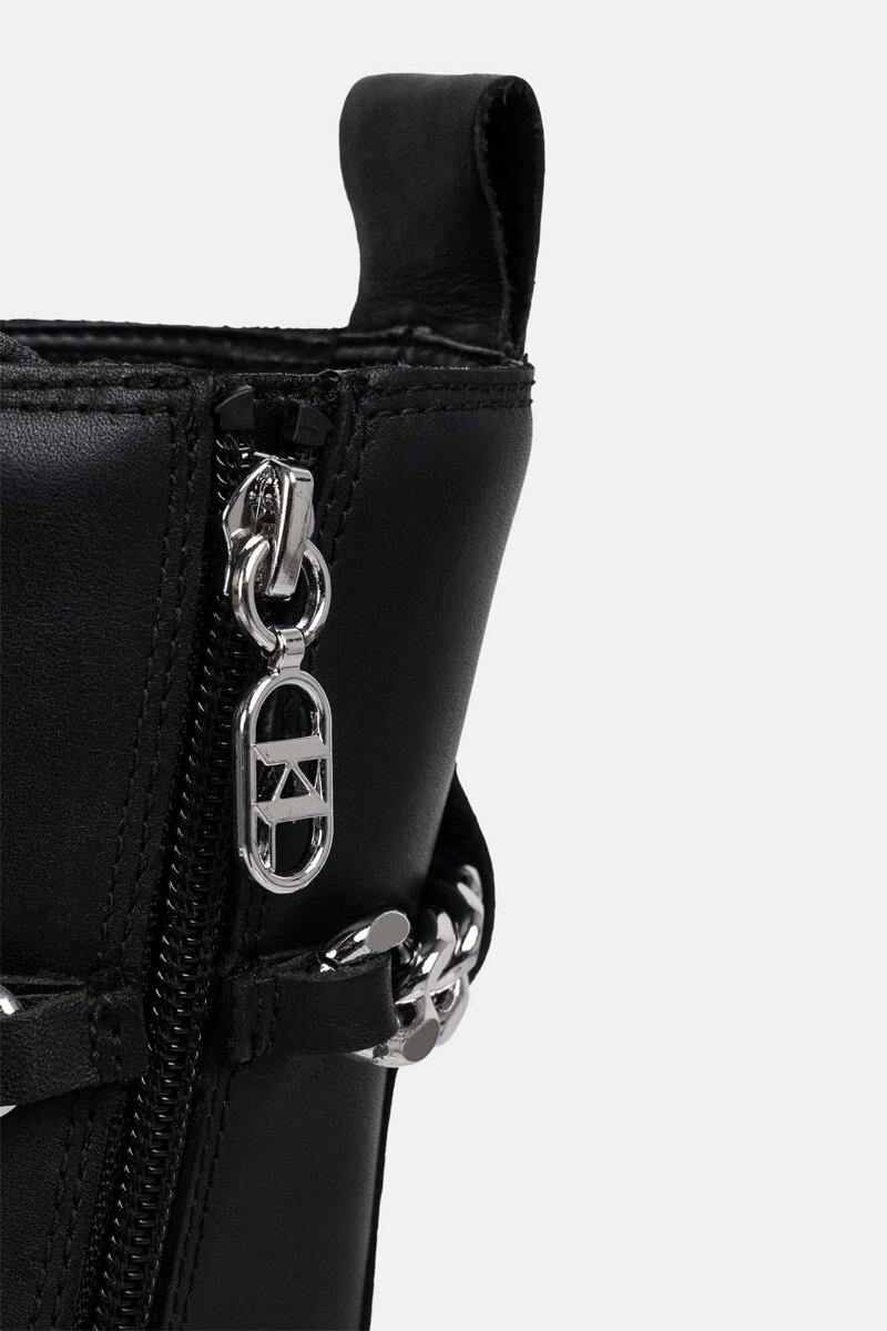 Karl Lagerfeld buty z łańcuchem KOMBAT KC Hi Lace Chain czarne