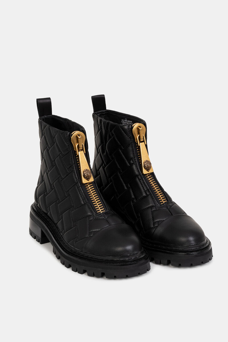 Kurt Geiger skórzane botki z zamkiem z przodu Kensington Zip Boot 3479700109