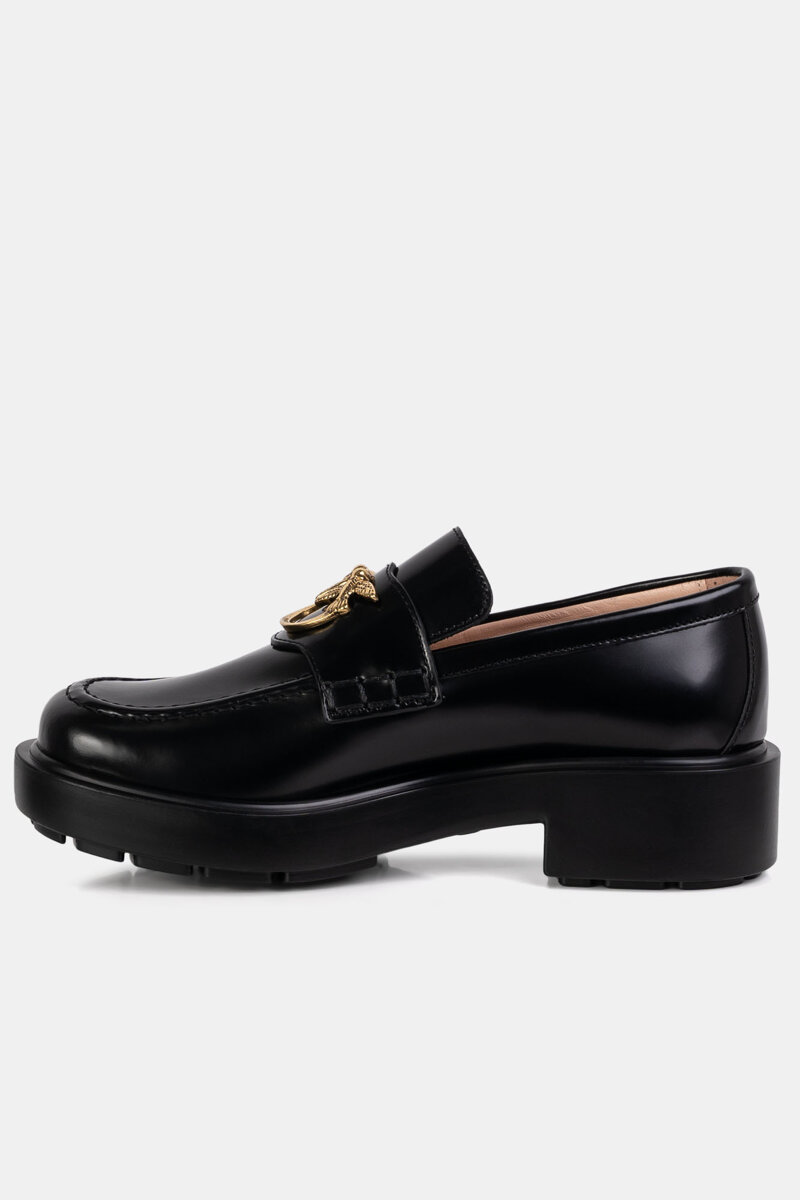 PINKO czarne loafersy damskie Tina 01