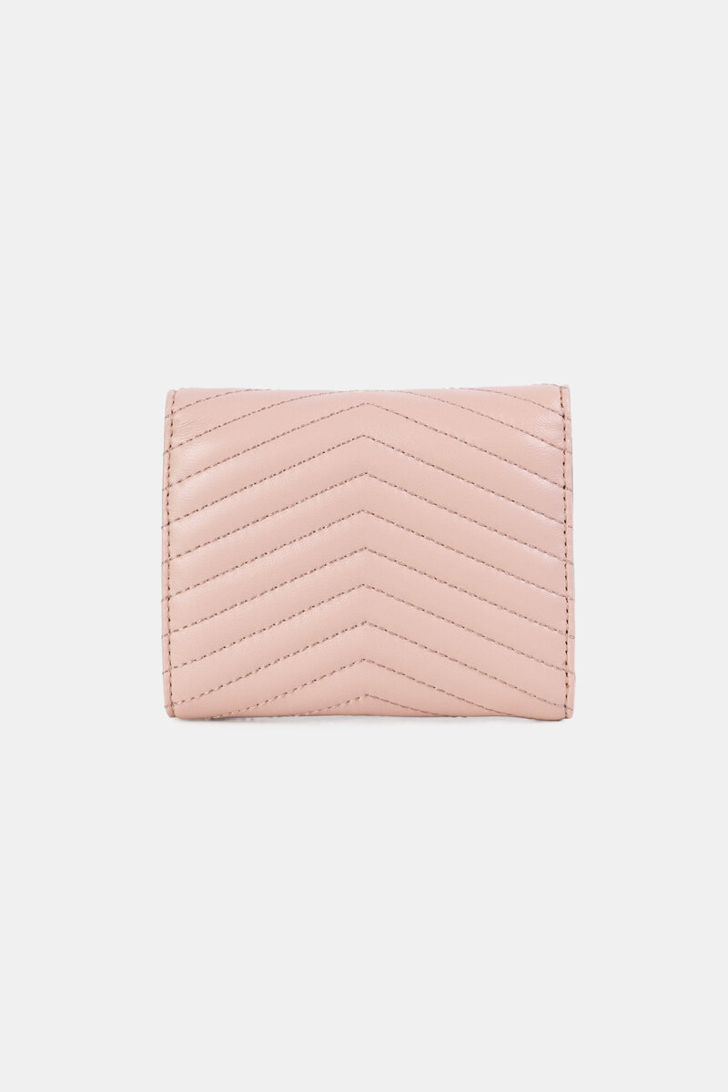 Pinko Portfel różowy Compact Wallet M