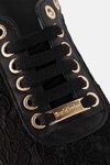 BALDININI Sneakersy koronkowe czarne
