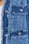 PINKO Marynarka jeansowa materiałowa niebieska Alpinismo  