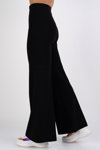 PINKO spodnie z rozszerzaną nogawką PORFIRIA czarne