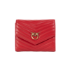 Pinko Portfel czerwony Compact Wallet M 