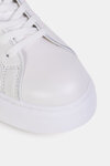 Sneakersy na platformie białe PINKO Yoko 01